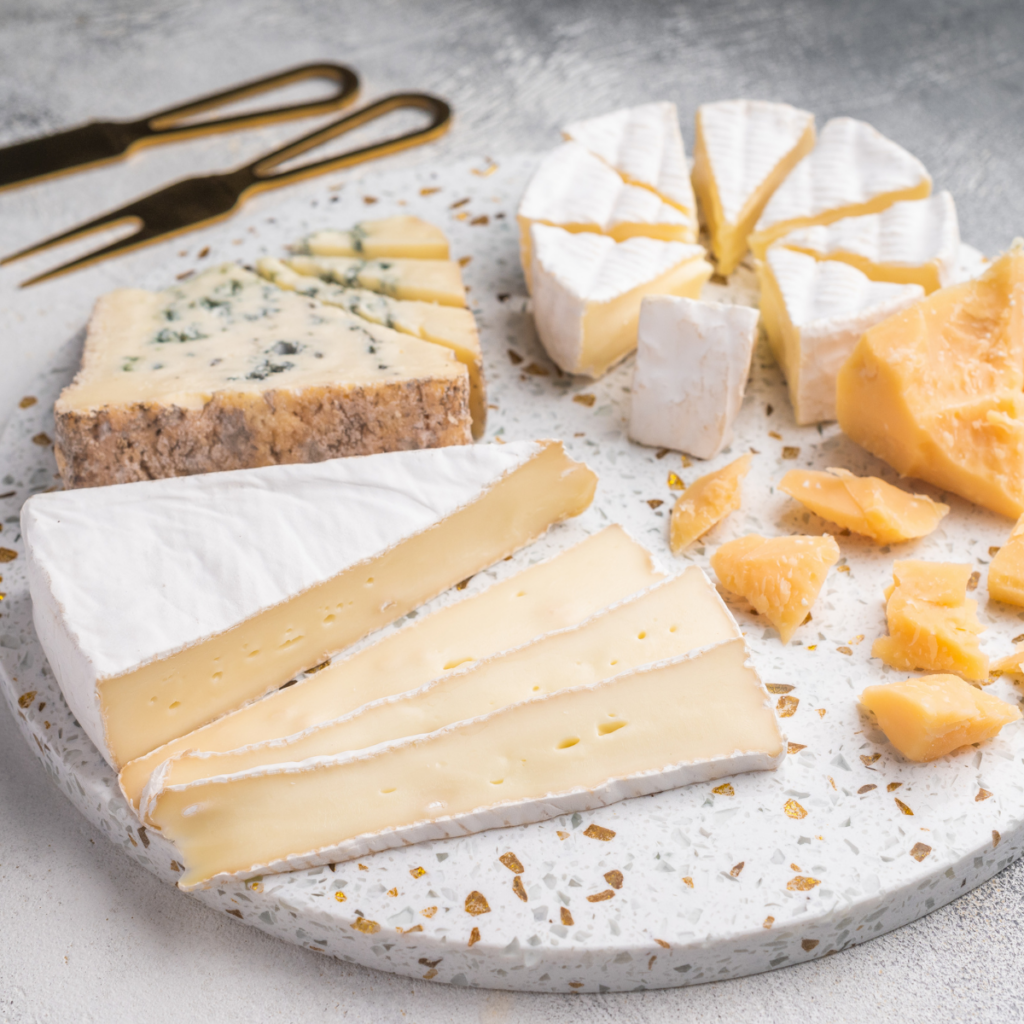 une sélection de fromages de qualité
